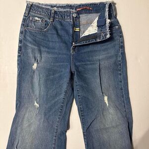 Pilcro size 29 waist jeans with distressed details